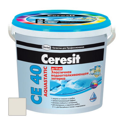 Ceresit CE 40 Aquastatic - Эластичная затирка для плитки жасмин