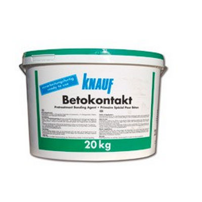 Грунтовка Кнауф Бетоконтакт по бетону перед оштукатуриванием