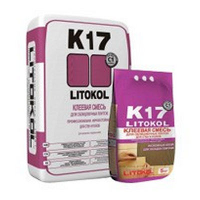 Клей цементный Litokol K17 для укладки керамических плиток