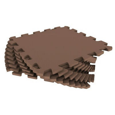 Модульное покрытие для тренажерного зала Eco-cover 10 мм  коричневый