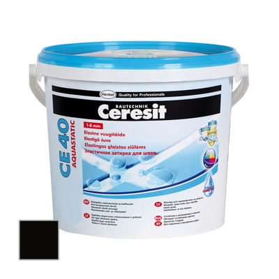 Ceresit CE 40 Aquastatic - Эластичная затирка для плитки графит
