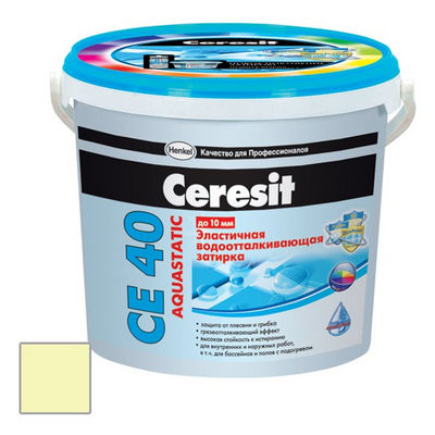 Ceresit CE 40 Aquastatic - Эластичная затирка для плитки сахара