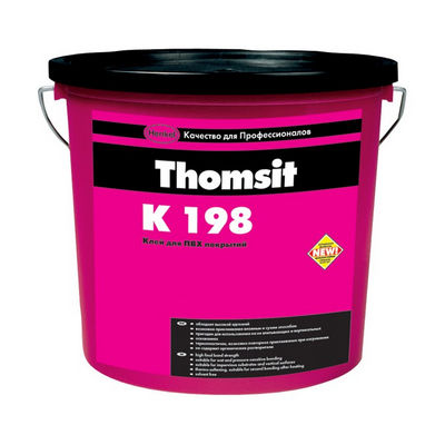 Клей дисперсионный контактный  для ПВХ покрытий Thomsit К 198 13 кг